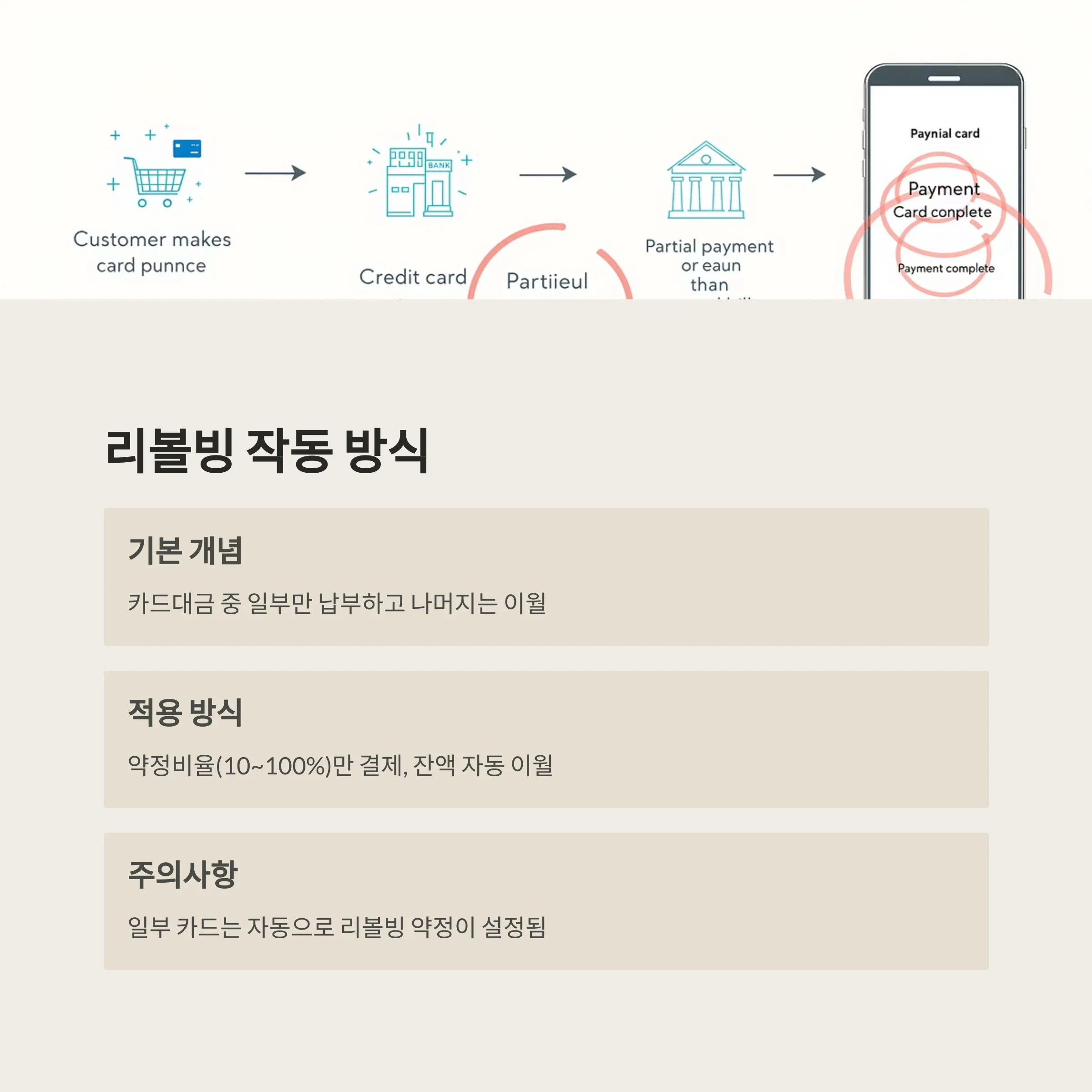 리볼빙 서비스 이자율, 신용점수 영향, 위험성
