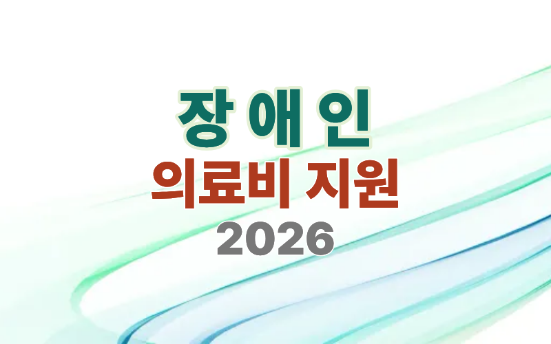 장애인 의료비지원