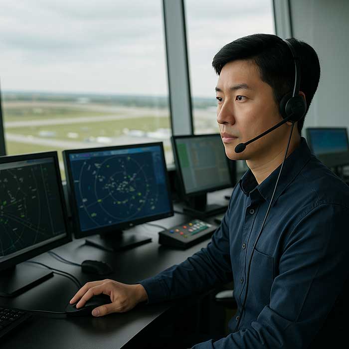 항공교통관제사 이미지