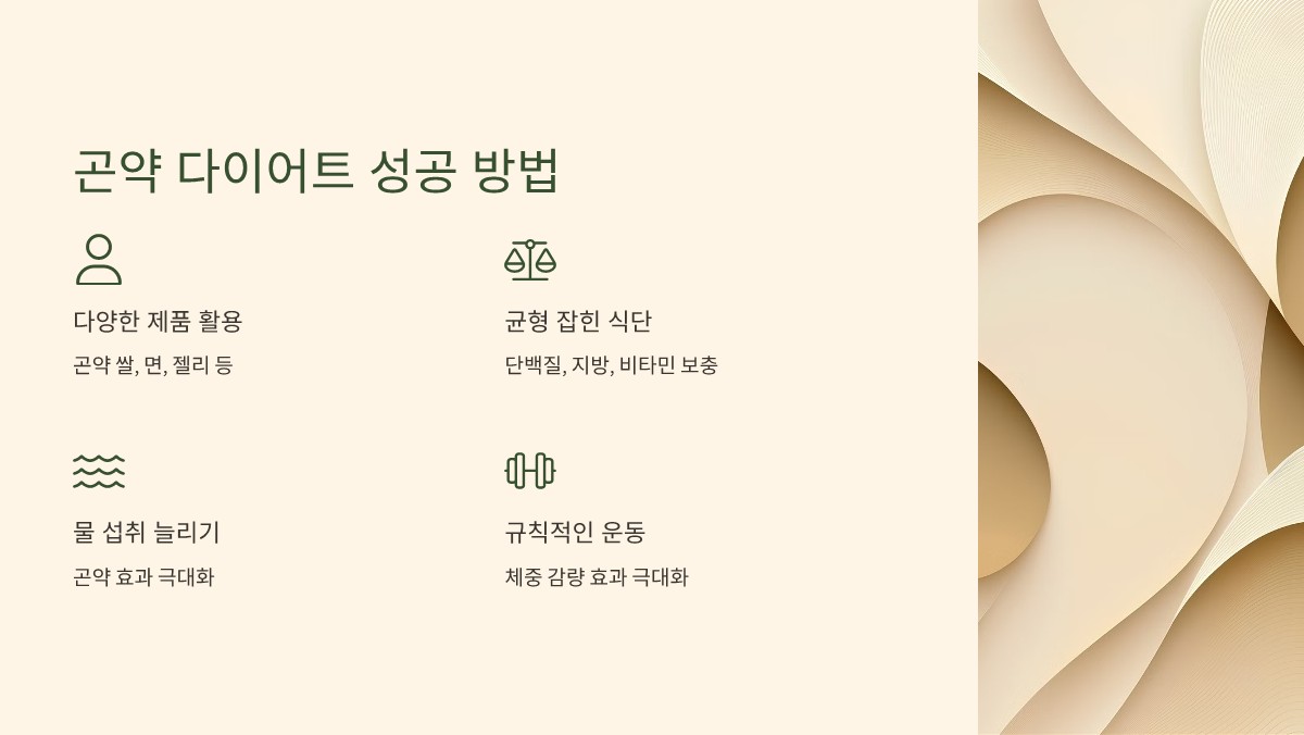 곤약 다이어트 효과