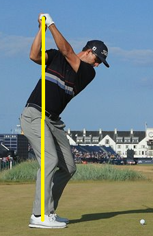 아담스콧 백스윙 탑모양