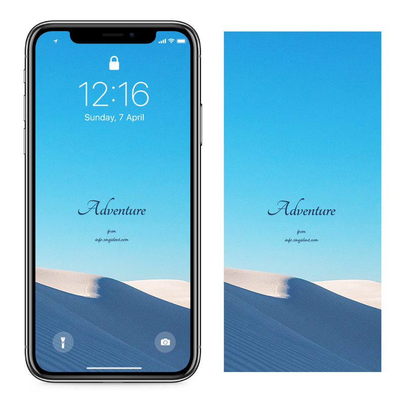 06 사막의 낮 C - Adventure 아이폰풍경배경화면