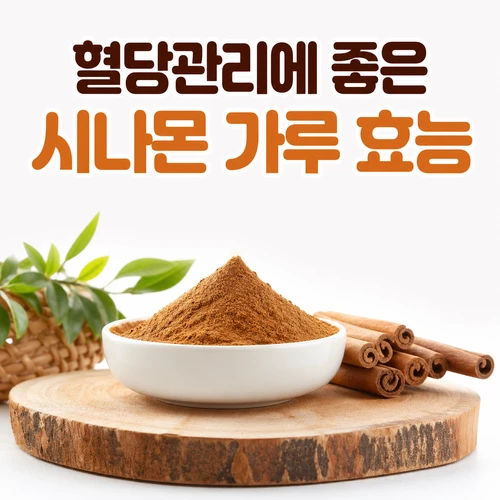 혈당관리에 좋은 시나몬 가루 효능