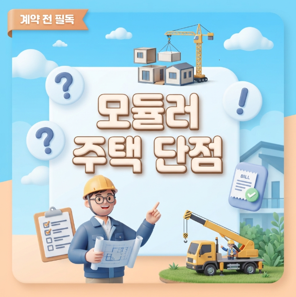 모듈러주택 단점