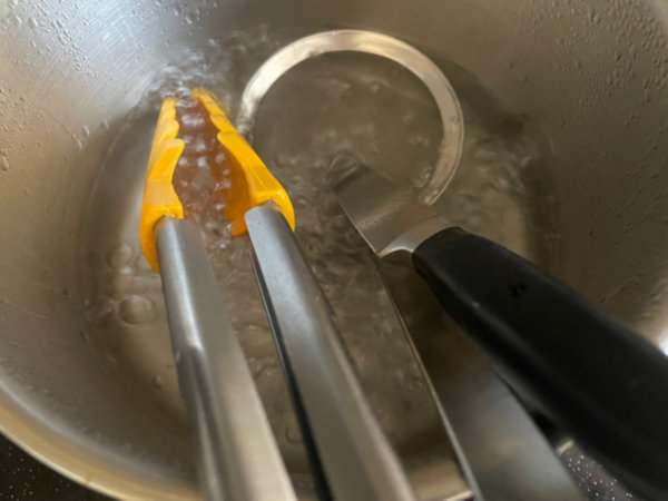 오이지 숙성기간 - 오이지 집고 자를 도구 열탕소독