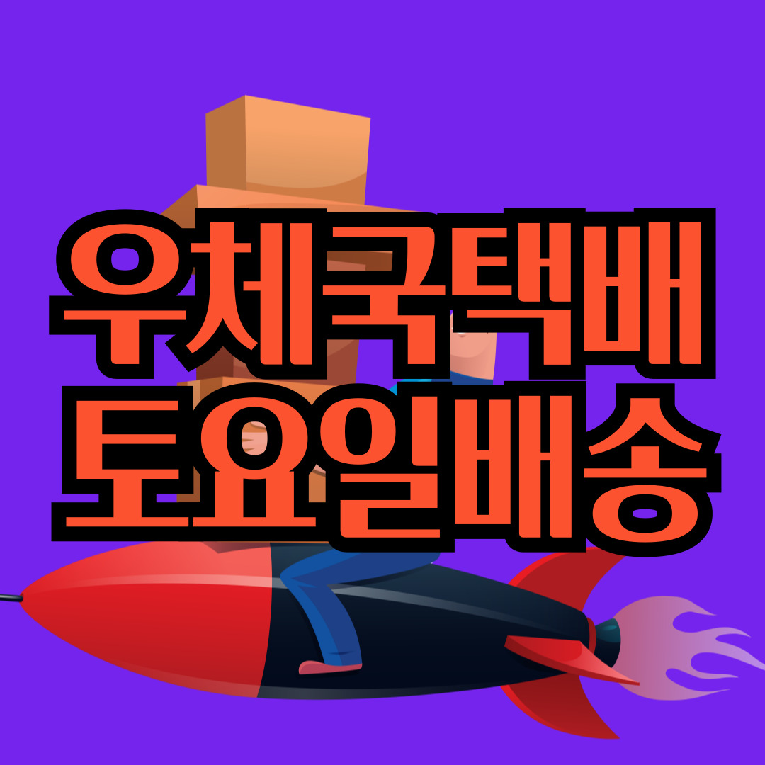 우체국택배 토요일배송