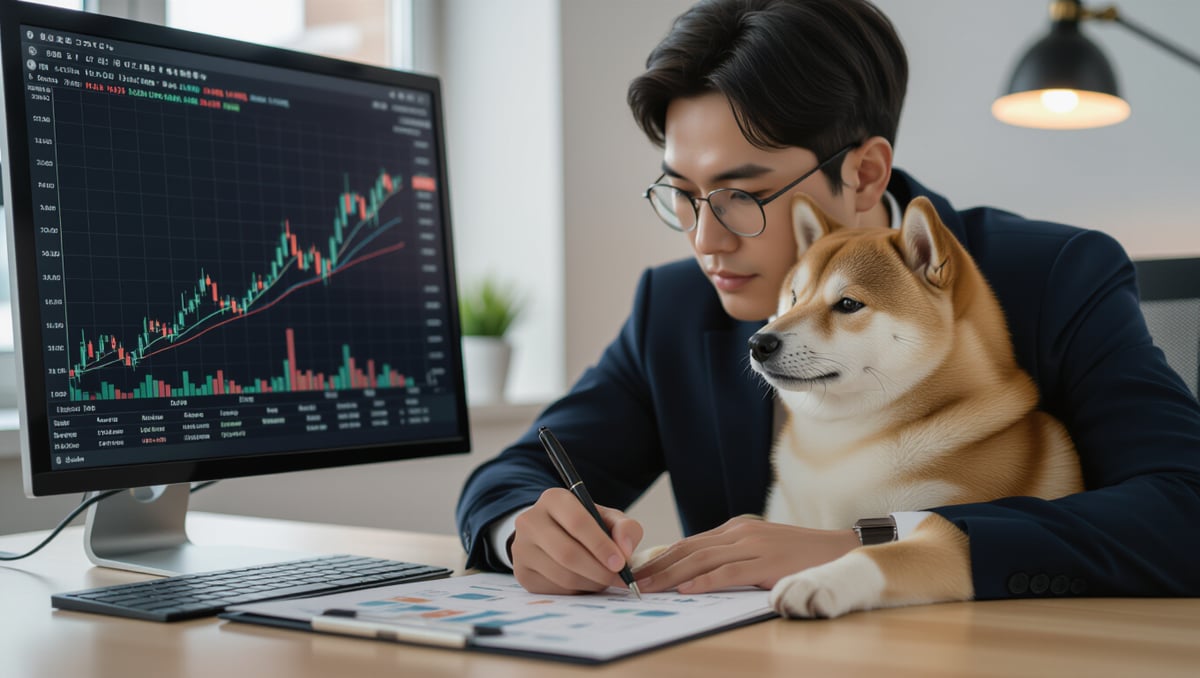 시바이누 코인: 볼린저 밴드 압축