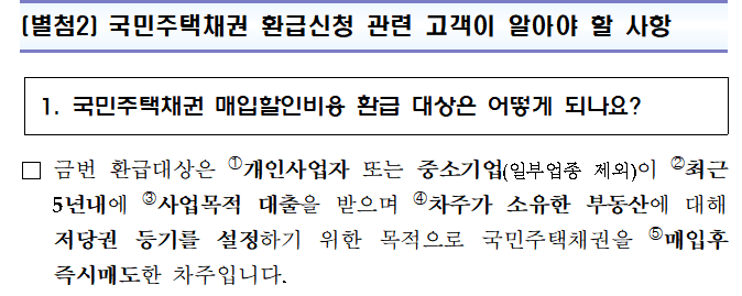 국민주택채권매입환급신청5