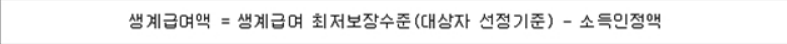 생계급여-최저보장수준표