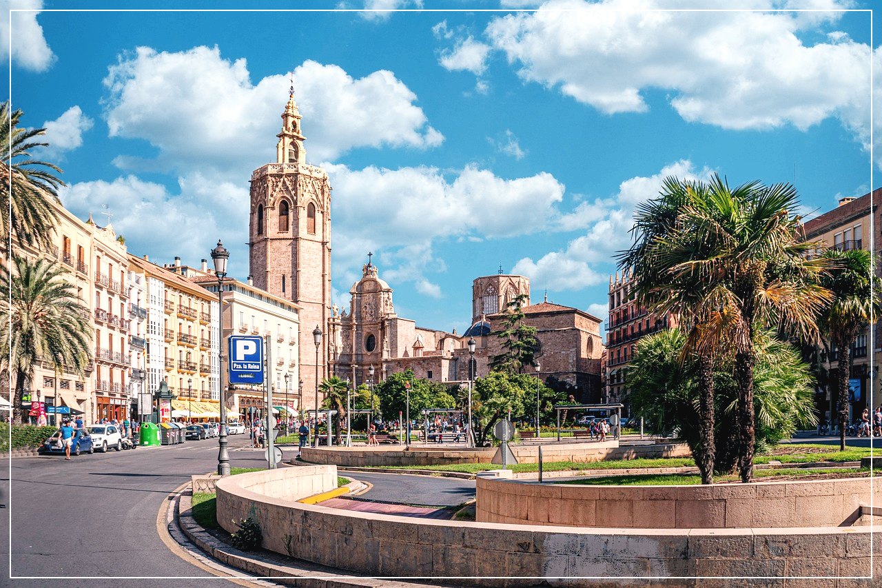 발렌시아의 시티 스퀘어의 모습