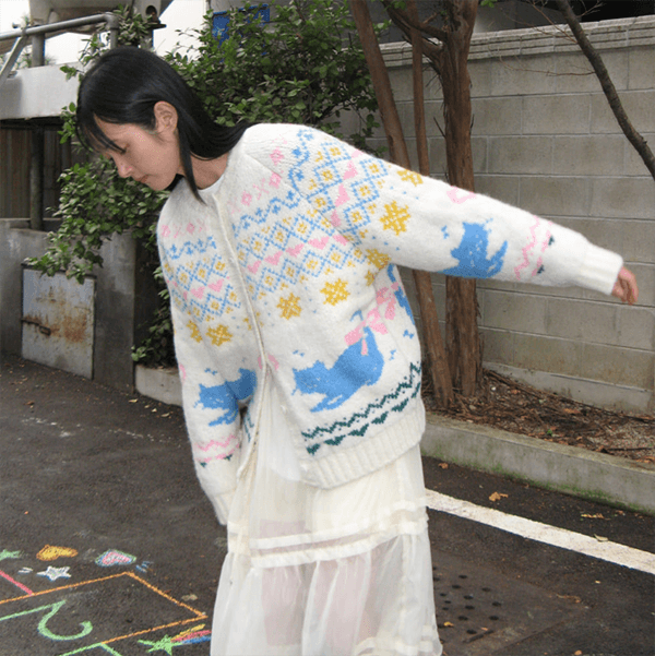 백번의 추억 1회 김다미 가디건