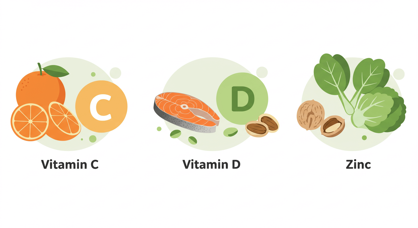 1. 면역력을 키우는 영양소와 식품군