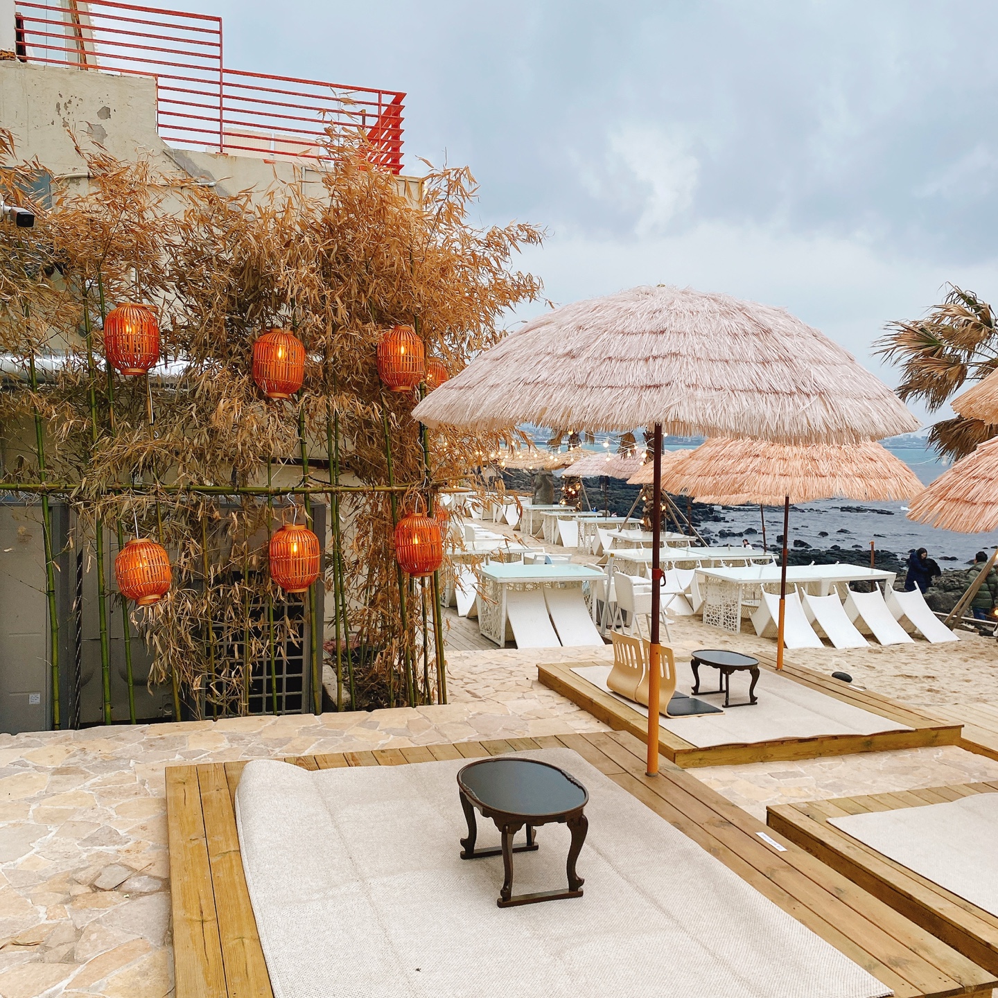 제주 애월한담해안산책로 한옥카페 해지개