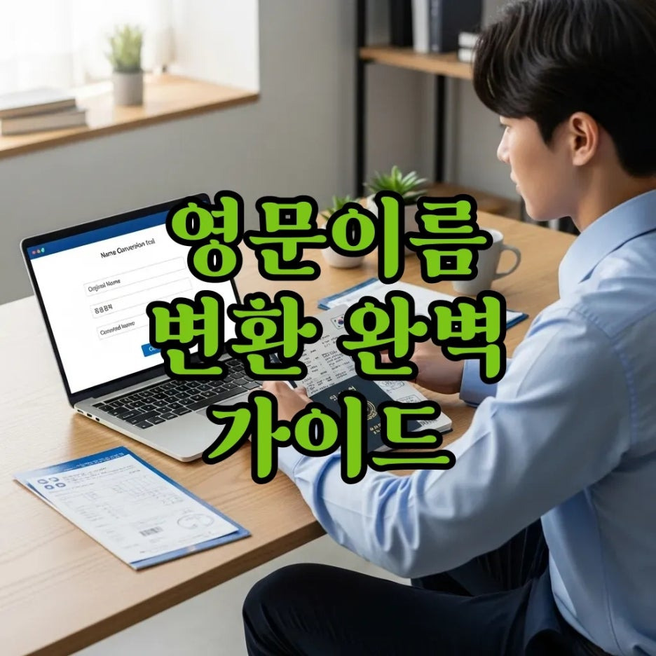 한글영어이름변환기: 여권 영문이름 로마자 표기, 똑똑하게!