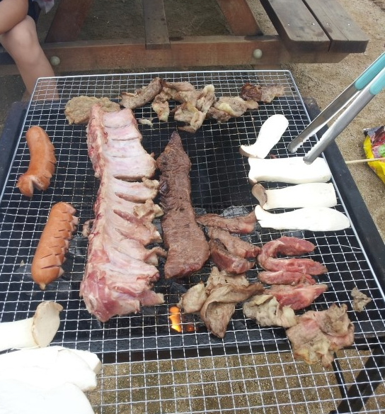 인천대공원 너나들이 캠핑장 바베큐