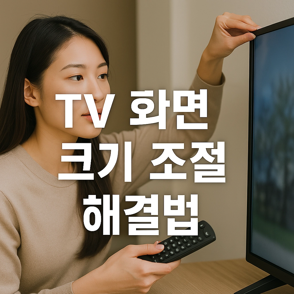 TV 화면 크기 조절 해결법