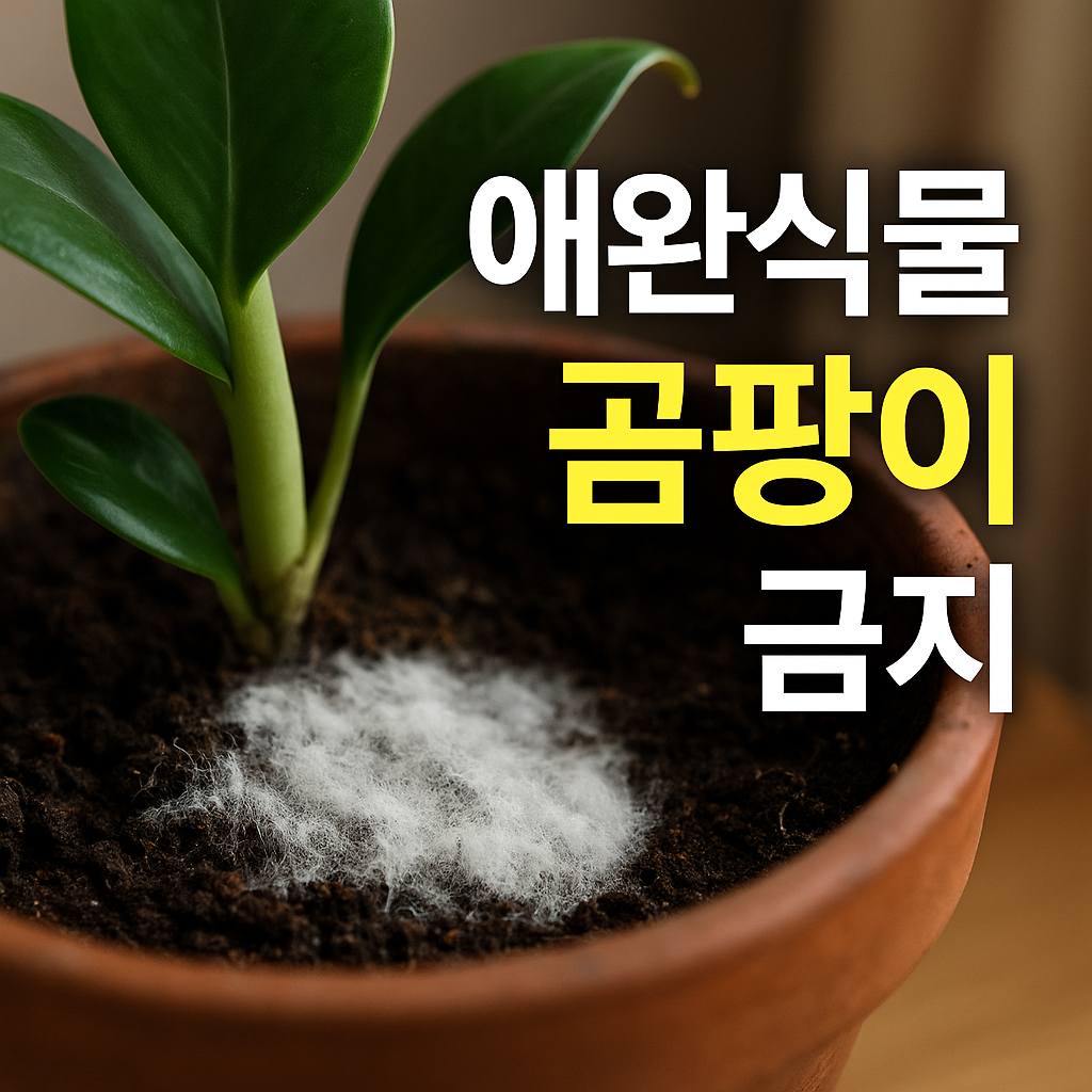 애완식물 곰팡이가 서식하지 않도록 만드는 이미지