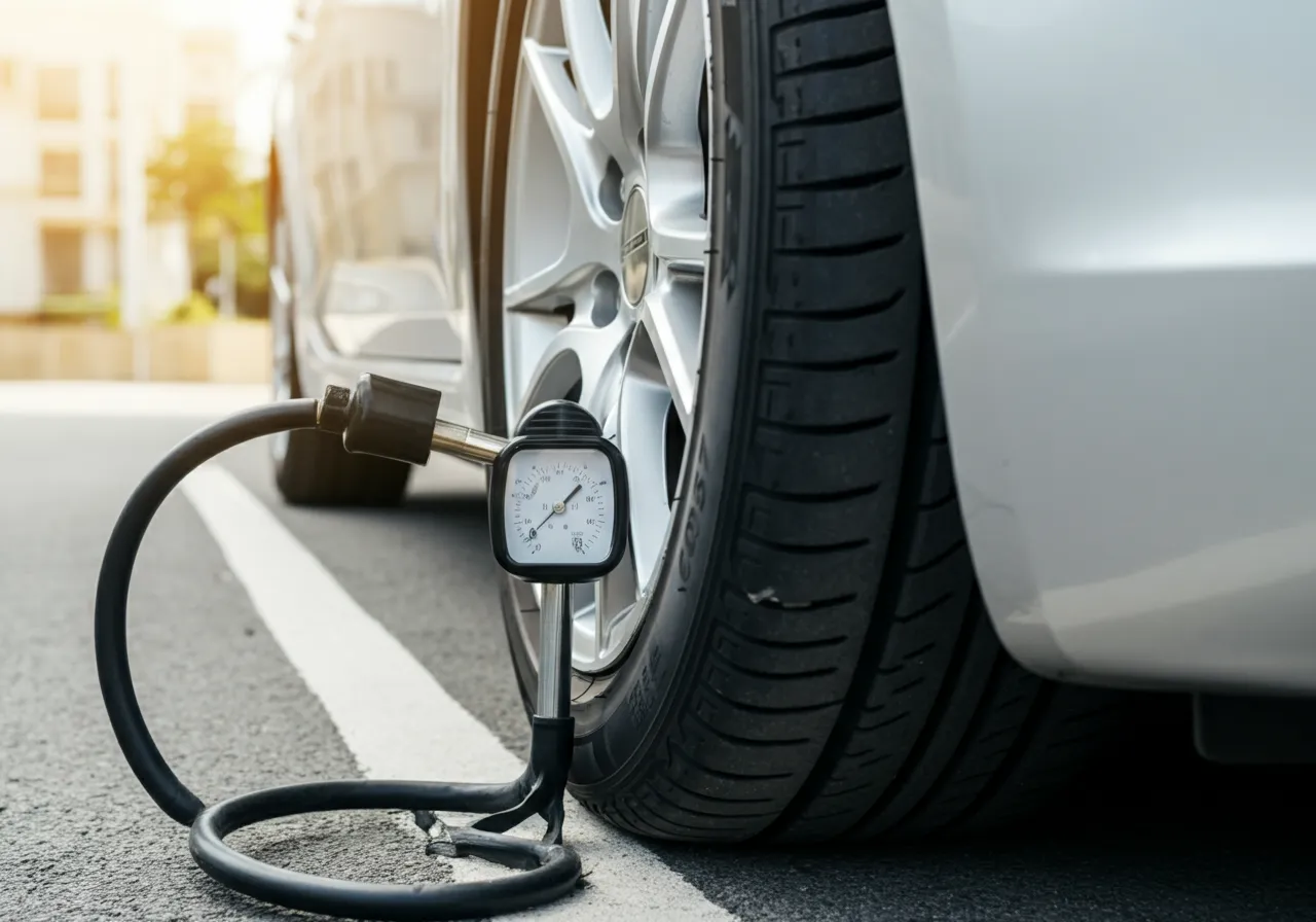 1. 주행 후 바로 측정하지 마세요.