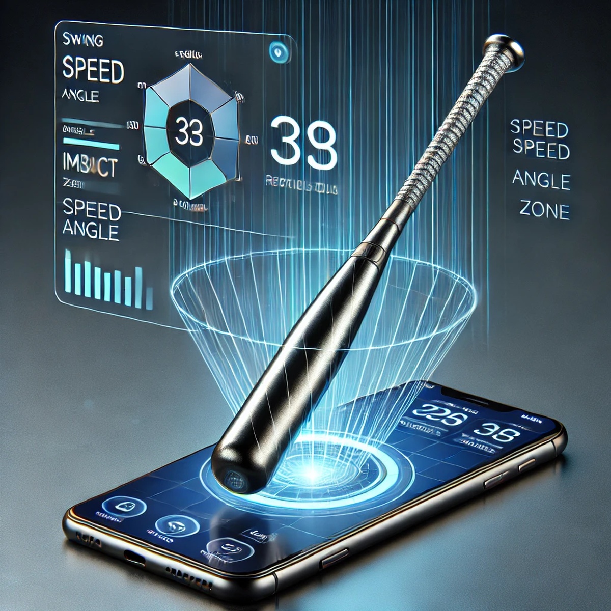 스마트 배트 UI와 분석화면