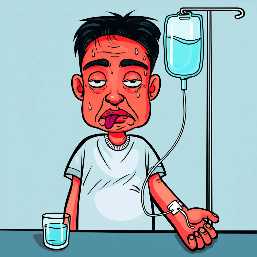 B형 독감 고열 탈수 증상별 수액 치..