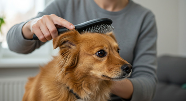 집에서 즐기는 반려견 뷰티케어 관련 사진
