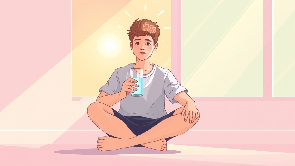 아침 물 한 잔으로 두뇌 산소·혈류 깨우기