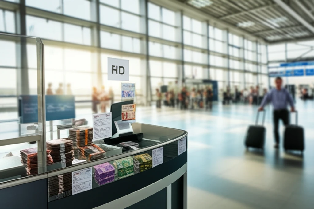 모바일 환전: 공항에서 바로 외화 수