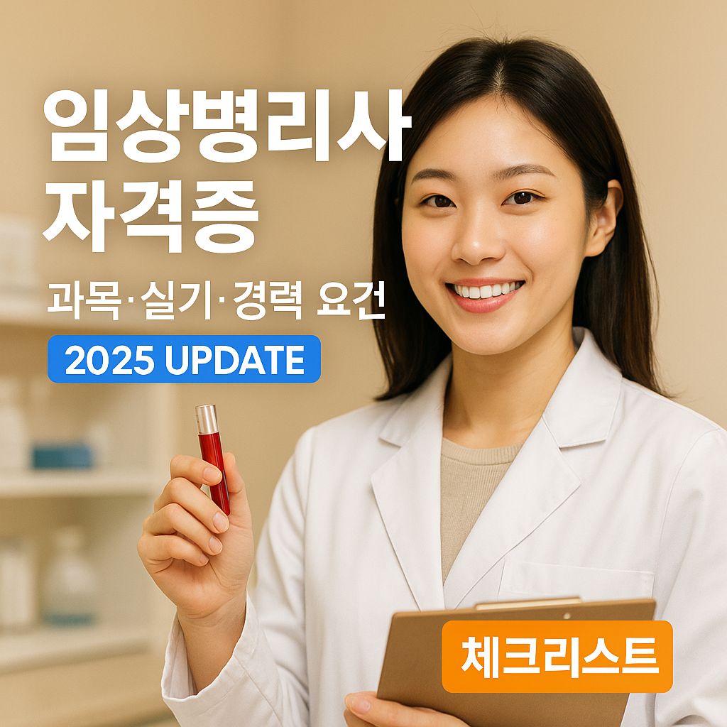 임상병리사 자격증 | 과목·실기·경력 요건 2025 Update