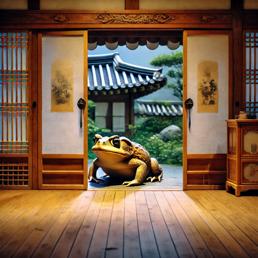 두꺼비가 집에 들어오는 꿈