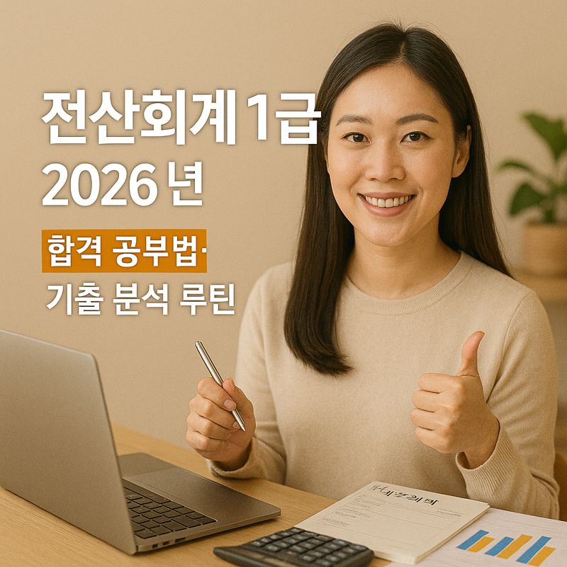 전산회계 1급 2026년 | 합격 공부법·기출 분석 루틴