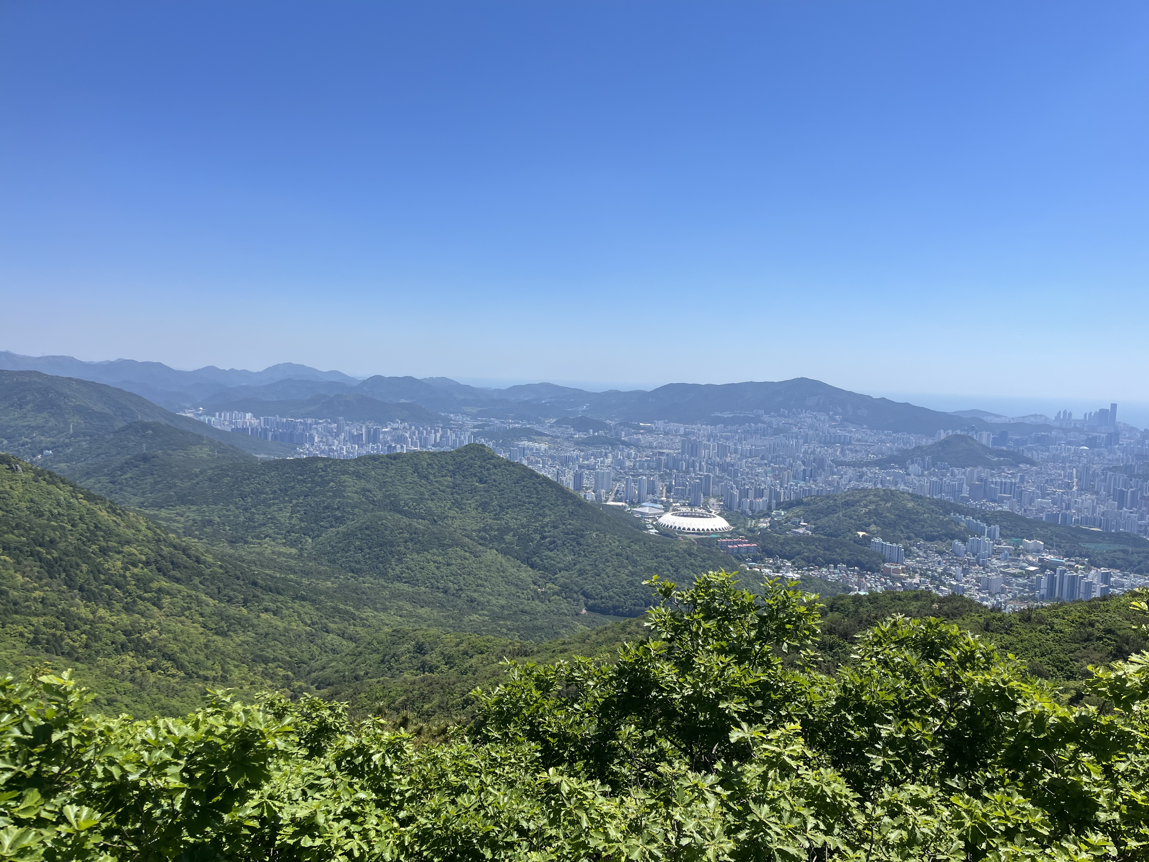 애진봉 정상 전망