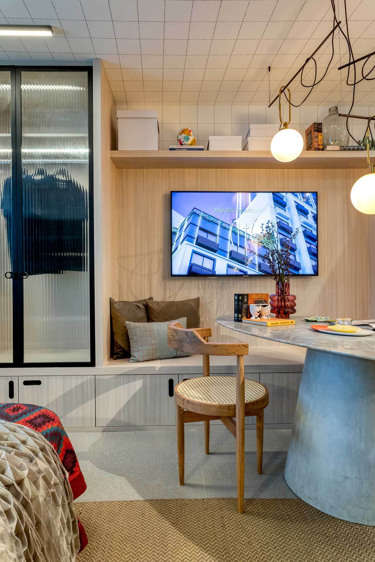 TV가-있는-원룸거실