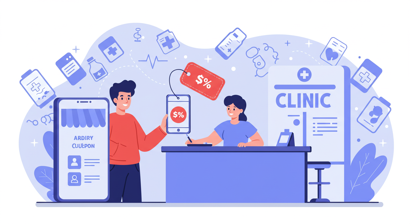 의료기관에서도 똑똑하게 소비쿠폰을 사용하는 소비자의 모습