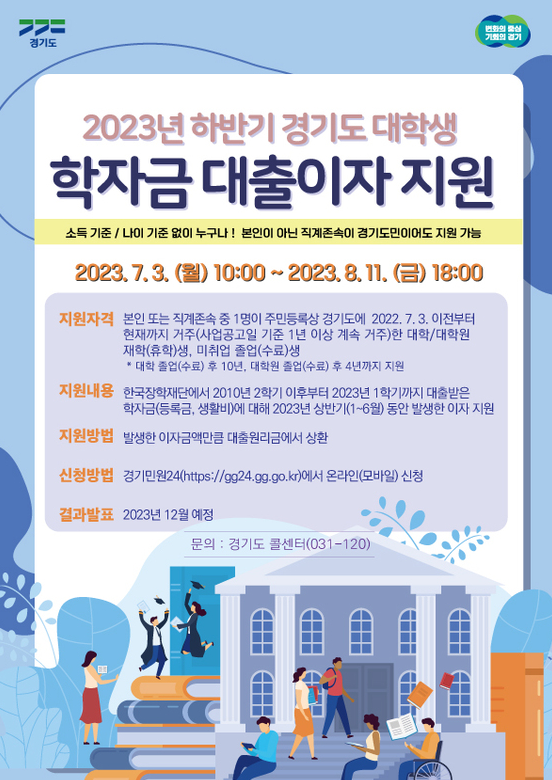 경기도 대학생 학자금 대출이자 지원