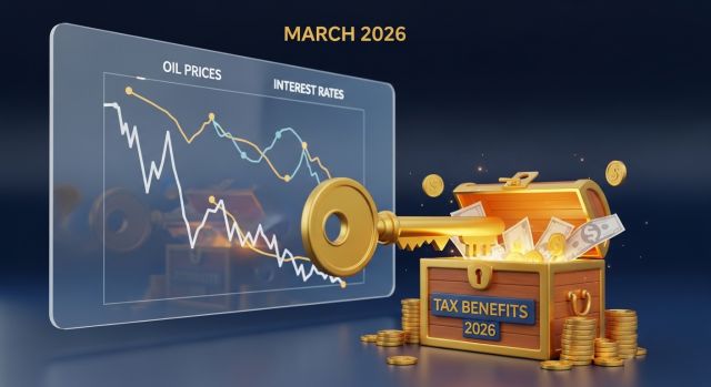 2026년 하반기 금리 및 유가 하락과 ISA 세제 혜택 확대를 상징하는 금융 인포그래픽