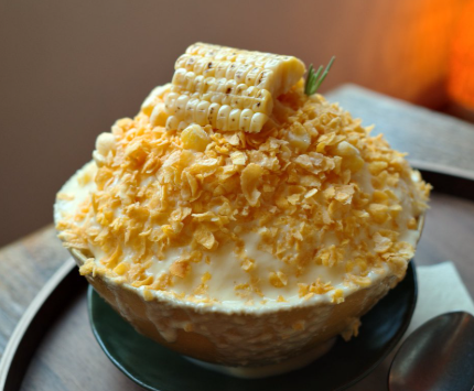 강릉 옥수수빙수