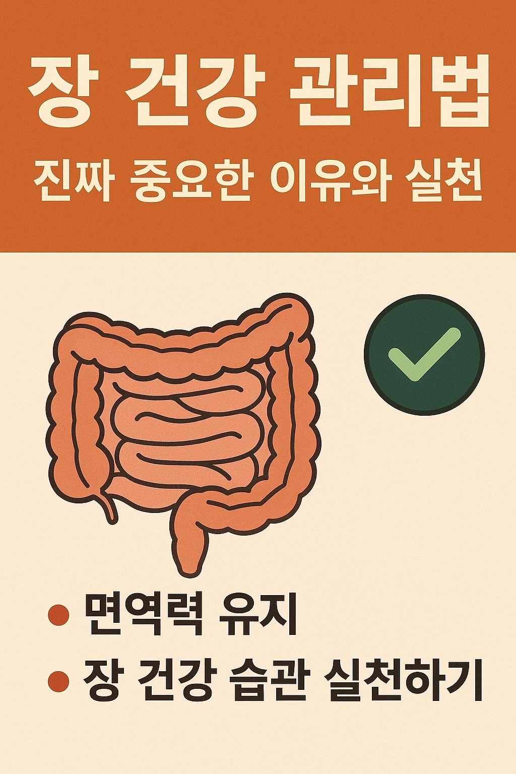 장 건강 관리법, 진짜 중요한 이유와 실천법