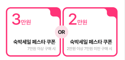 2025 숙박세일페스타 쿠폰 발급 방법 및 할인 혜택(최대 3만원/3월 30일 까지)