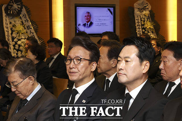 최형우 전 장관 영결식 공동장례위원장 관련 현장