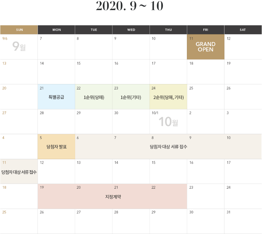 청약일정