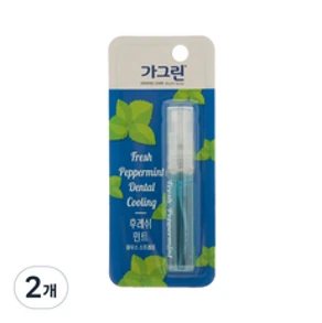 가그린 후레쉬 구강스프레이 민트&#44; 7ml&#44; 2개