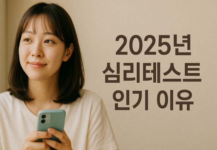2025년 심리테스트 인기 이유