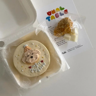 왈테이블 강아지 케이크 종류