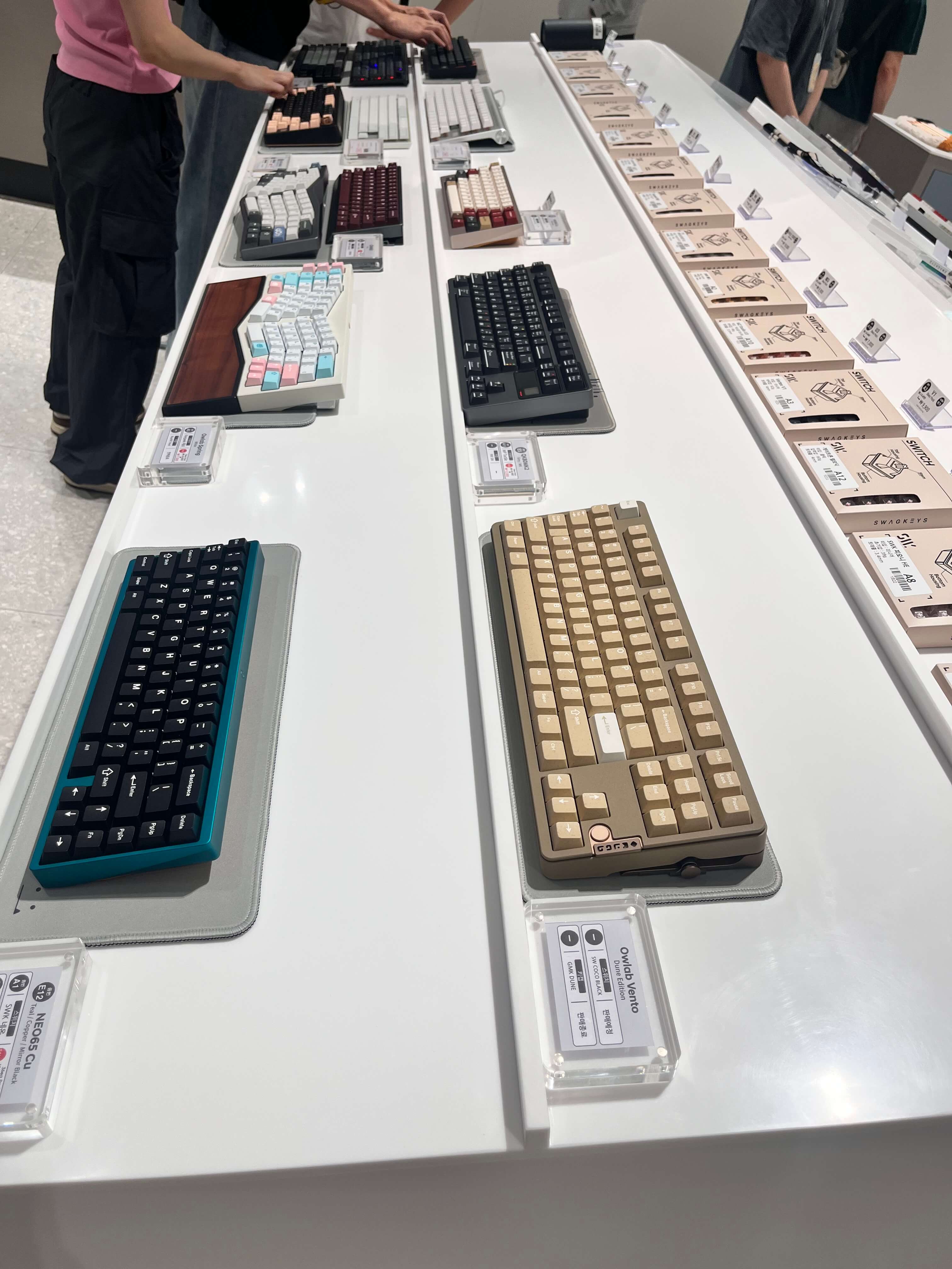 용산 아이파크몰 도파민 스테이션 키보드 스웨그키 팝업스토어