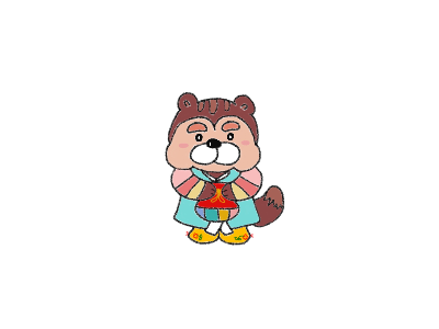 요리하는 다람쥐