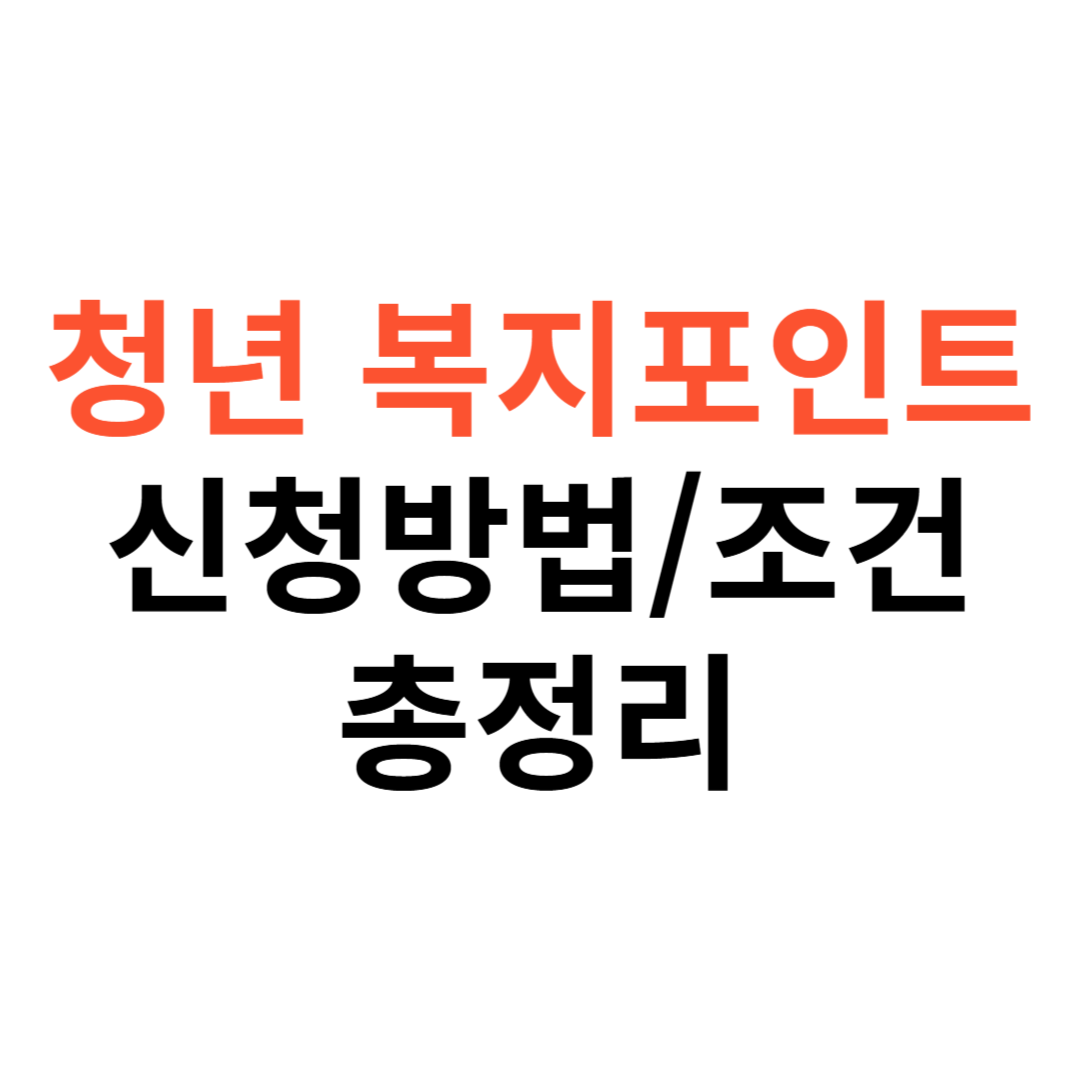 경기도 청년 복지포인트