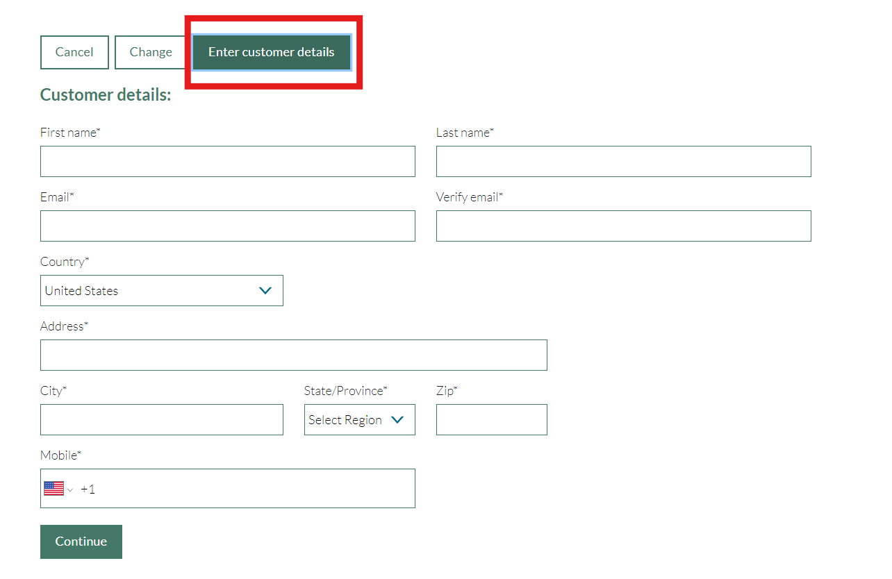다이아몬드 헤드 공식홈페이지 예약자 정보 입력화면
