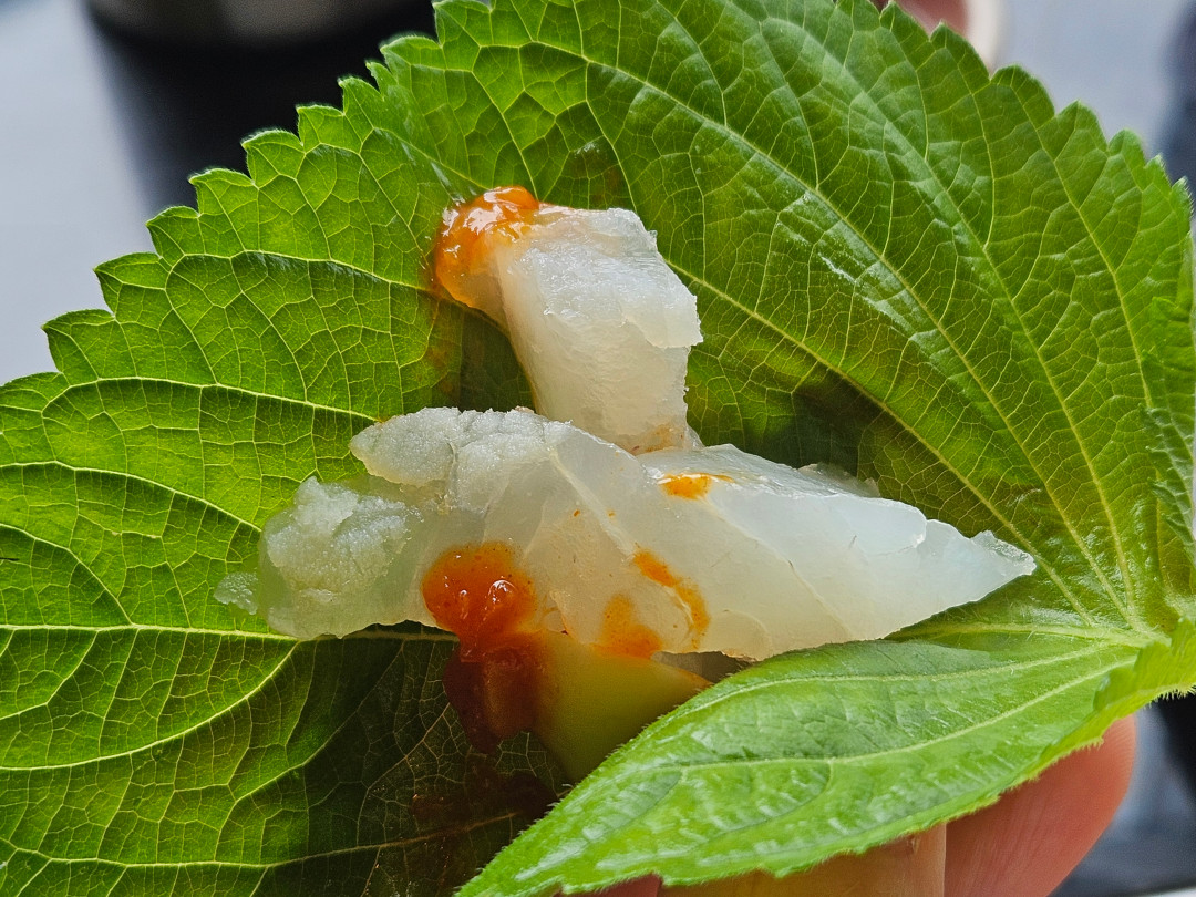 노량진 형제 상회 회 상차림