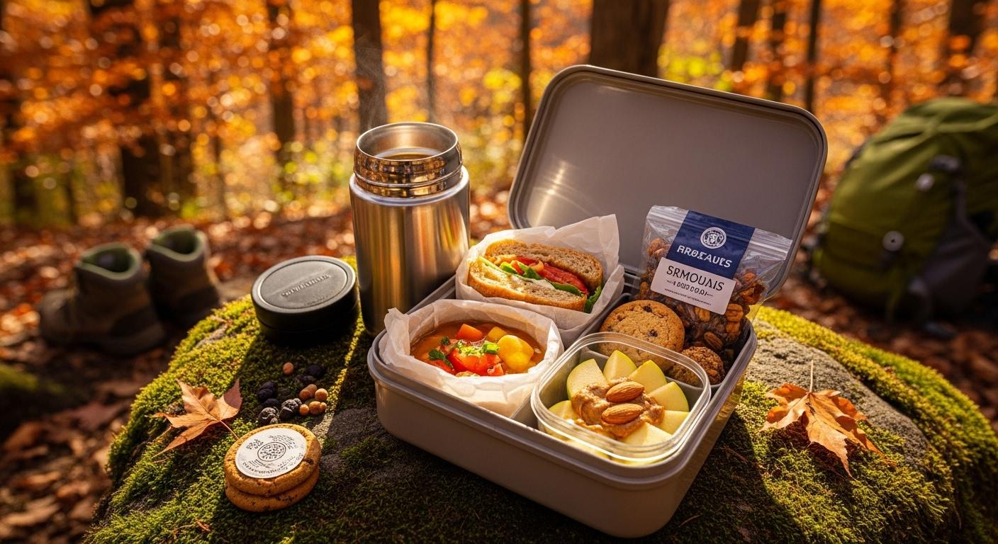 가을등산도시락