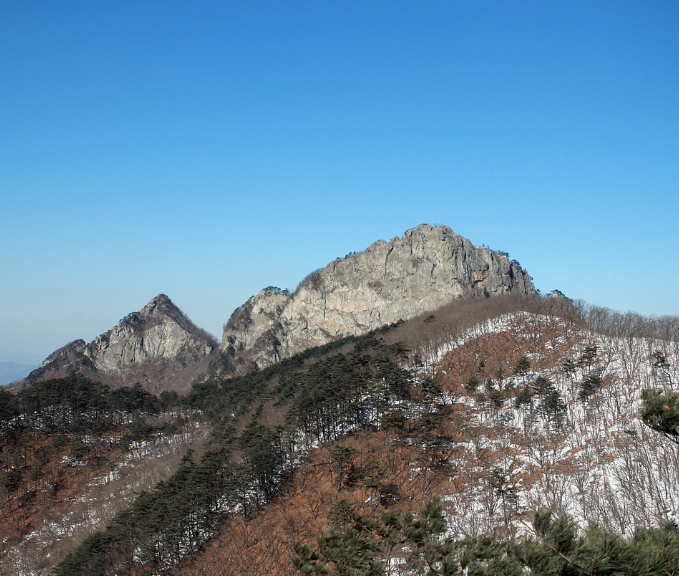 월악산 자연경관 사진